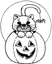 preschool halloween coloring page