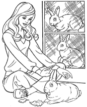animal care coloring pages
