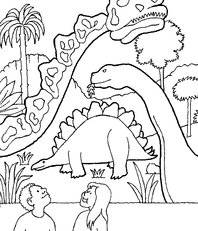 Printable Dinosaur coloring pages