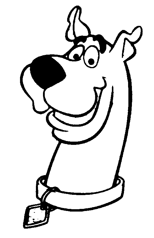 scooby doo coloring pages mannerism