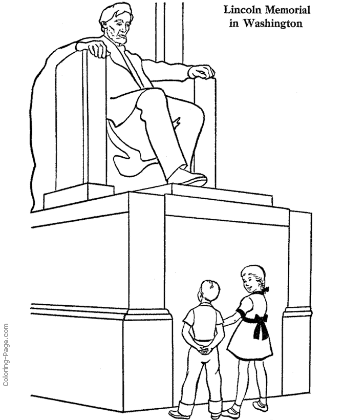 washington monument coloring page